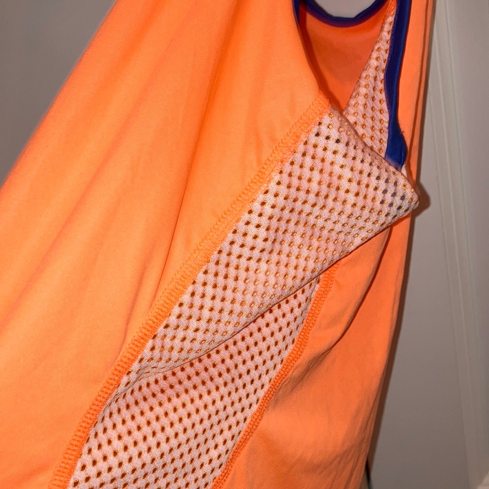 Like new Adidas Orange Sleeveless Relaxed Tank Top - Picture 8 of 12